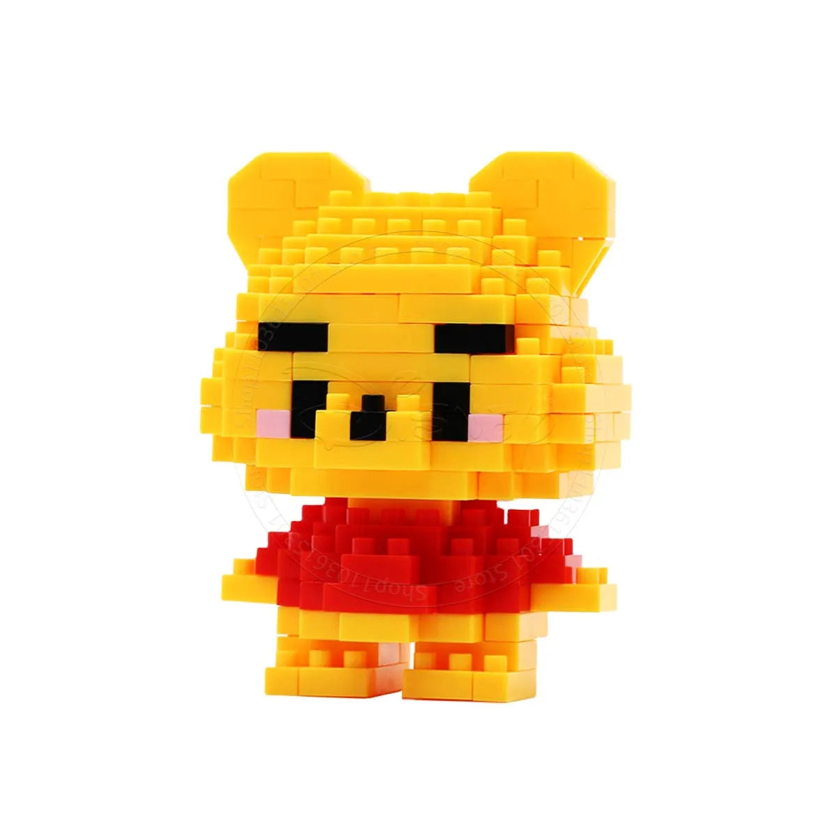 Stitch Disney Princess Elsa LinaBell Building Blocks Mickey Mouse Duck Mini Action Figures Blocks Assemble Toys Brick Kids Gifts