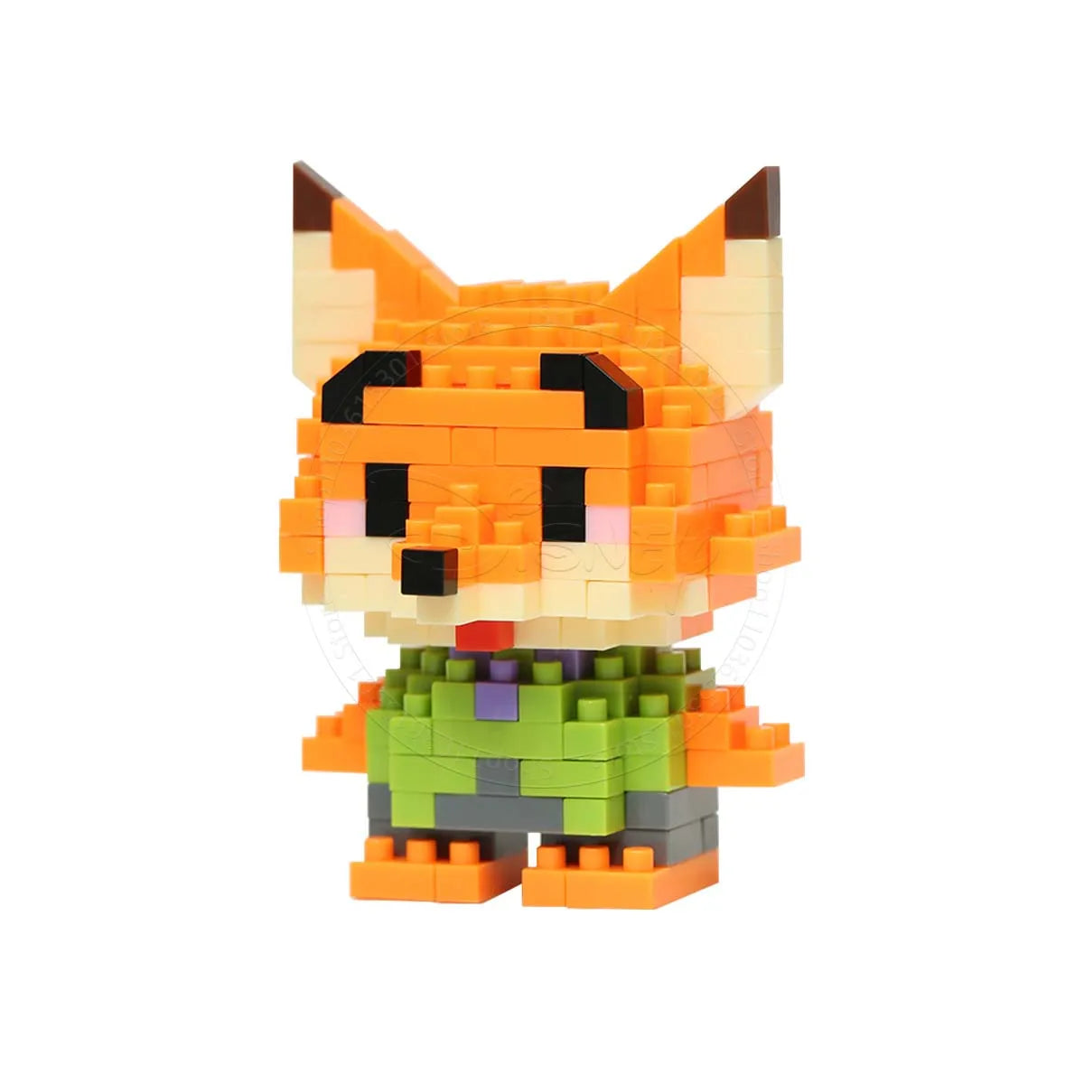 Stitch Disney Princess Elsa LinaBell Building Blocks Mickey Mouse Duck Mini Action Figures Blocks Assemble Toys Brick Kids Gifts