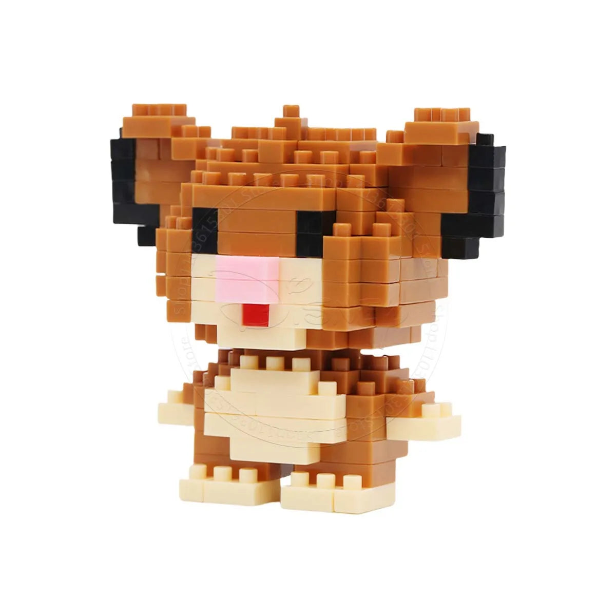 Stitch Disney Princess Elsa LinaBell Building Blocks Mickey Mouse Duck Mini Action Figures Blocks Assemble Toys Brick Kids Gifts