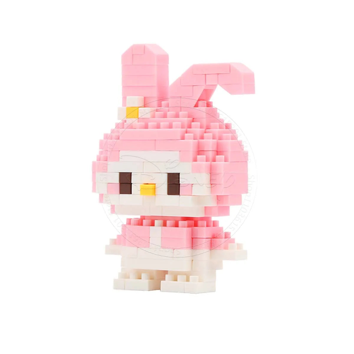 Stitch Disney Princess Elsa LinaBell Building Blocks Mickey Mouse Duck Mini Action Figures Blocks Assemble Toys Brick Kids Gifts